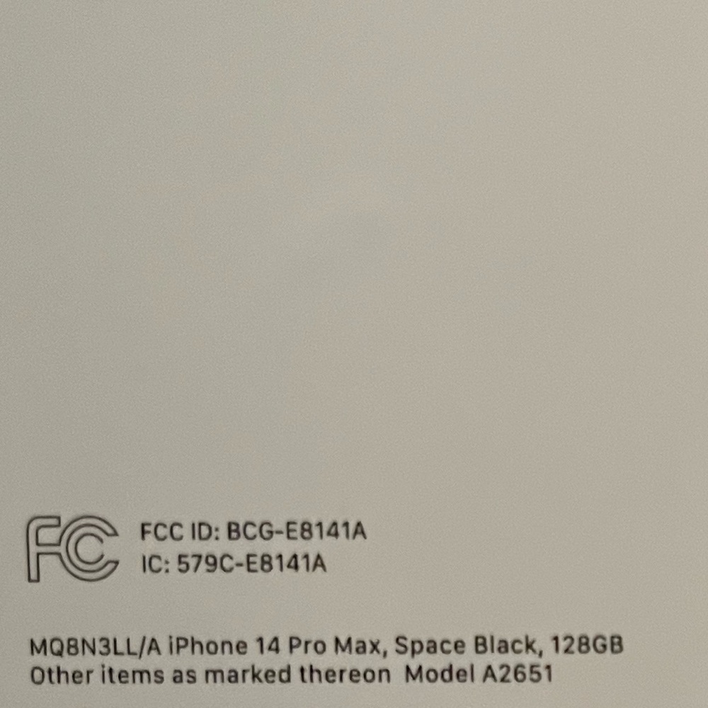 Apple iPhone 14 Pro Max / Black - Picture 7 of 7